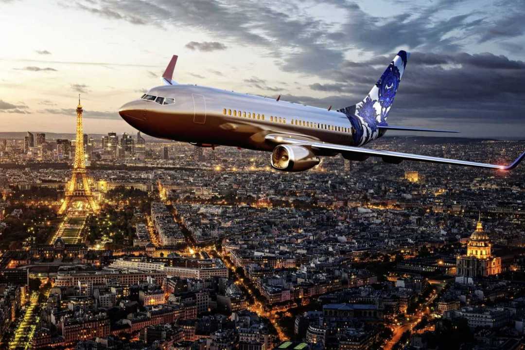 Custom Boeing 737 jet visualisation