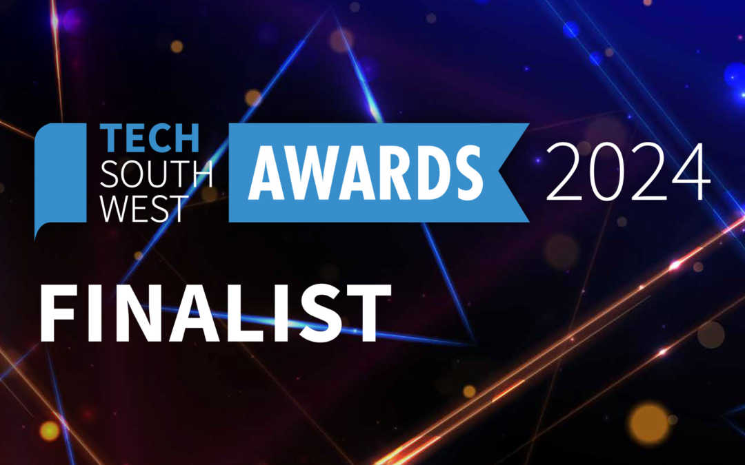 image showing that we are finalists for a Tech South West Award